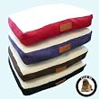 Ellie-Bo Dog Bed with Faux Suede and Sheepskin Topping for Dog Cage/ Crate, XXL, 48-inch, Brown