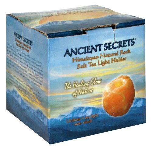 Cover image : Ancient Secrets Himalayan Natural Rock Salt Tea Light Holder Small 1 Lamp