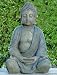 GENIALE BUDDHA SKULPTUR 50cm - FENG SHUI FIGUR STATUE WETTERFEST