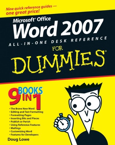 word 2007 all in one desk reference for dummies