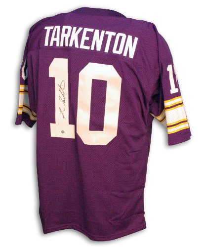 Fran Tarkenton Jersey - Minnesota Vikings Throwback Purple - Autographed NFL Jerseys