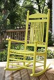 Spindle Back Adult Rocking Chair - Pastel Yellow