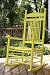 Spindle Back Adult Rocking Chair - Pastel Yellow