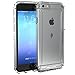 iPhone 6S Case, POETIC Affinity Series [Premium Thin]/No Bulk/Protection where its needed/Clear/Dual Material Protective Bumper Case for Apple iPhone 6S / iPhone 6 (Frosted Clear/Clear)