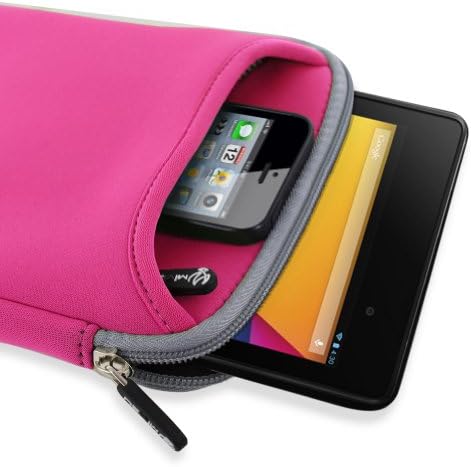 Mivizu Neoprene 7" Sleeve Zip for iPad Mini, Nexus 7 FHD, Galaxy Tab 7"