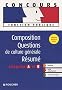 Concours Composition, Questions de culture g�n�rale, R�sum� : Cat�gories A et B