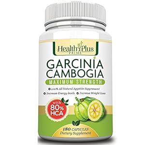 Garcinia Cambogia Extract with 80% HCA Pure & Effective 180 Easy To Swallow Pills, NO Side Effects! Premium & The Best Quality DOES NOT COMPARE TO OTHERS, Maximum Proven Weight Loss & Appetite Suppression, With 80% HCA +Enhanced Fat-Blocking Ingredients. Safe 100% Natural