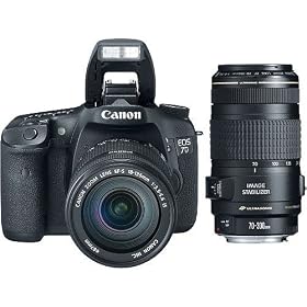 Canon 3814B016L2-KIT Eos 7d Digita Camera Ef 18-135mm With Added Lens 70-300mm [3045b002]