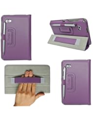 ProCase Galaxy Tab 2 7.0 Case Ultra Slim Folio Leather Case Cover for Samsung Galaxy Tab 2 7.0 GT-P3113 Tablet (Purple, Ultra Slim Smart Cover)