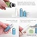 Mink Gray Aluminum and Glass Empty Essential Oil Personal Nasal Inhaler Refillable With Removable Bottle by Rivertree Life