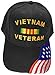Vietnam Veteran Cap Black Flag Hat Army Navy Marines Air Force Coast Guard