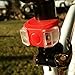 Bright Eyes Silicone Bike Tail Light Rear Safety LED Lights (Red)