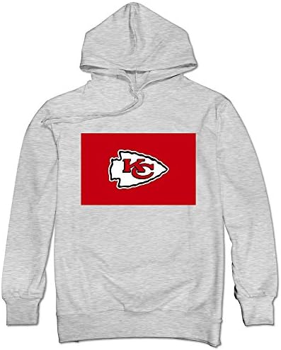 ZHENPIN Men's NFL Kansas City Chiefs Long Sleeve Hooded Sweatshirt