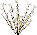 Gerson Everlasting Glow 20-Inch Battery Operated Forsythia Branch, White