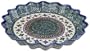Bunzlauer Polish Pottery 12.5-Inch Fluted Pie Dish, DU60 Design
