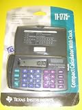 Texas Instruments, TI-1775+, Compact Calculator With Clock