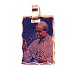 14kt Gold Layered Hand Made Charm with Pope John Paul II Photo - Gift Box Included