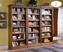 Home Elegance 957-12C Center Unit Bookcase in Cherry Finish