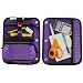 Case-it Pencil Pouch for Binders with 3 Zipper Pockets, Purple, 9 inch x 11 inch, PEN-03-PUR