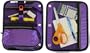 Case-it Pencil Pouch for Binders with 3 Zipper Pockets, Purple, 9 inch x 11 inch, PEN-03-PUR