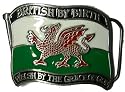 Welsh by the Grace of God' Belt Buckle + display stand