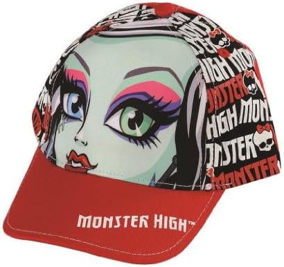 Official Licensed Genuine Monster High Mattel Girls Red Cap Hat - Licensed Monsters High Mattel Merchandise