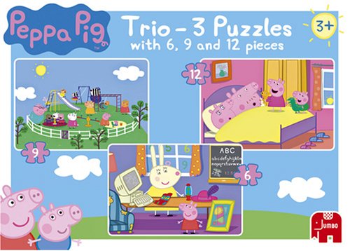 Childrens Toyshop  Toys : Peppa Pig Trio Puzzle in a box