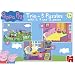Peppa Pig Trio 3 Puzzles in a Box (6, 9 and 12 Pieces)