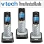 VTech DS6101 DECT 6.0 2-Line Accessory CID Handset Speakerphone for DS6151 Set of 3
