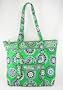 Vera Bradley New Villager Bag in Cupcake Green