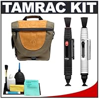 Tamrac 3536 Express 6 Digital SLR Camera Bag (Khaki) + Accessory Kit for Canon Rebel T3, T3i, T1i, T2i, EOS 60D, 50D, 5D, 7D, Nikon D3000, D3100, D5000, D7000, D300s, Olympus Evolt E-5, E-30, E-620 and Sony Alpha A560, A580, A33, A55