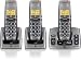 BT Freestyle 750 3 digital cordless handsets + Answering machine- Titanium Grey...