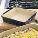 Haeger Natural Stone Baking Dish, Square: Blue