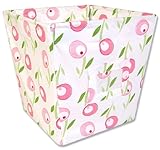 Trend Lab Medium Fabric Storage Bin in Tulip Print