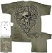 Miami Ink KINGS REASONING Reality Show Tattoo Adult Military Green Tee T-Shirt