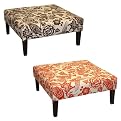 Kristine Upholstered Ottoman Canary