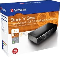 Verbatim 1TB externe Festplatte (8,9 cm (3,5 Zoll), 7200rpm, USB 3.0) schwarz