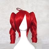 Dream2reality Cosplay_Vocaloid Family_Kasane Teto_2 ponytails_35CM+40cm_red_wigs