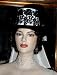 Victorian Style Top Hat SASS Riding Hat Tea Hat Madame Dubois Black Hat