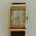 Vintage/Antique watch: Men's Hamilton Watch 14k Solid Gold Swiss Manual Wind 1950's