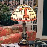 Tennessee Volunteers Stained Glass Table Lamp