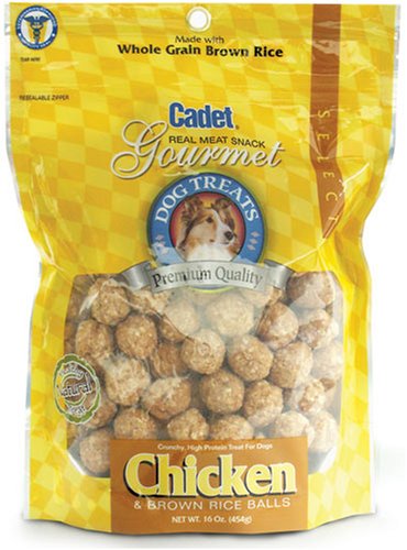 Brown Rice Balls Dog Treat, Large Chicken