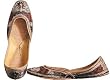 Beaded & Sequin Indian Khussa Belly Dance Shoes for Women Handcrafted Casual Footwear Available in Various Sizes