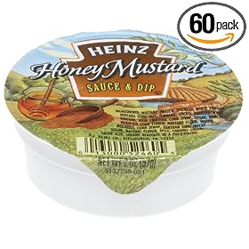 Heinz Honey Mustard Dip, 2-Ounce Dipping Cups (Pack of 60) by Heinz
