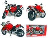 Maisto 1/12 Scale Motorcycle: 2011 DUCATI Monster 696 (Red/Black)
