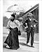 Photographic Prints of Mme. Delait, the bearded lady, with her husband at La Schluc from Mary Evans