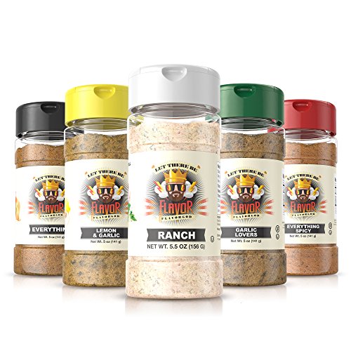 #1 Best-Selling 5oz. Flavor God Seasonings (5 Bottle Ranch Combo Pack)