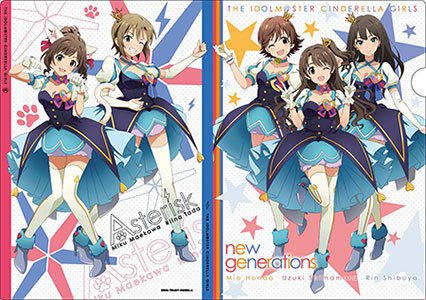 THE IDOLM＠STER シンデレラガールズ クリアファイル (A)new generations・*(Asterisk)