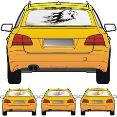 Car-Tattoo Auto Heckscheibenaufkleber Motiv A035; Farbe Grau