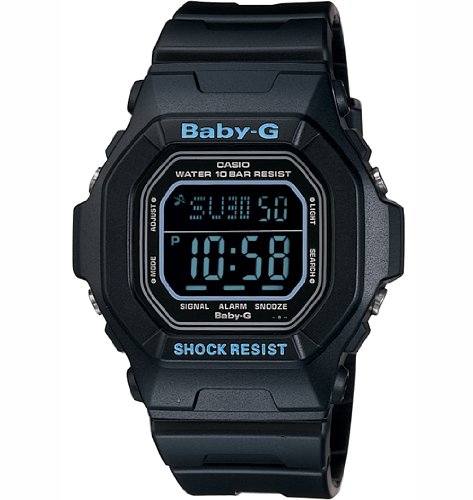 Casio Women's BG5600BK-1 Baby-G Blue Shock Resistant Digital Sport Watch